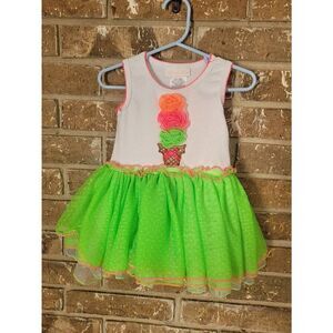 Bonnie Baby Ice Cream Tutu Dress, 12 Months